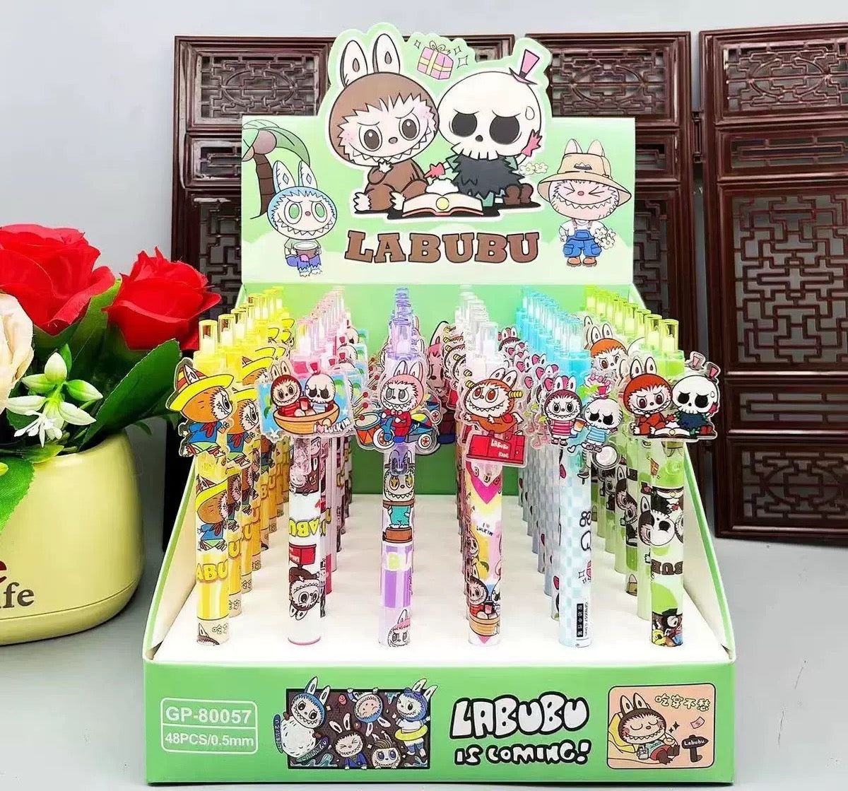 Labubu Gel Pen – Monster & Friends Series (Single Pen)
